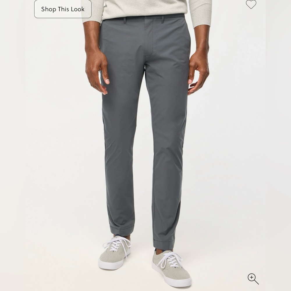 J. Crew Gray Chinos Slim Fit Tech Pant